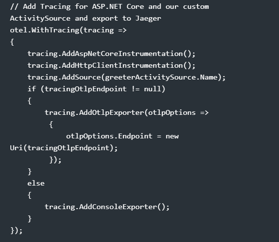 OpenTelemetry Configuratie