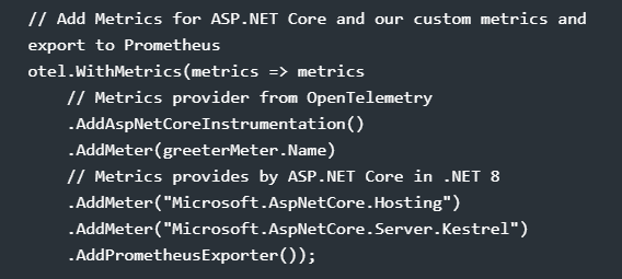 OpenTelemetry Metrics